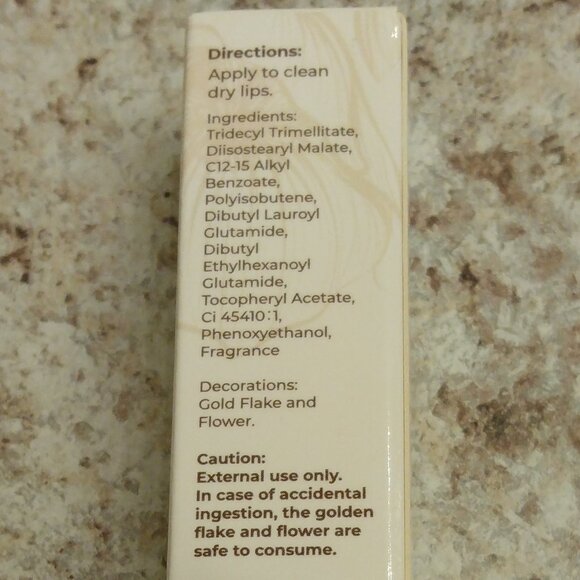 NIB The Beauty Spy Mystic Flower Lipstick Gold Flower Limited Edition - Picture 3 of 4